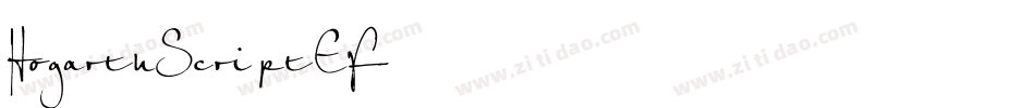 HogarthScriptEF字体转换