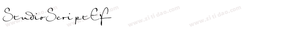 StudioScriptEF字体转换
