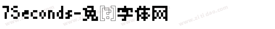 7Seconds字体转换