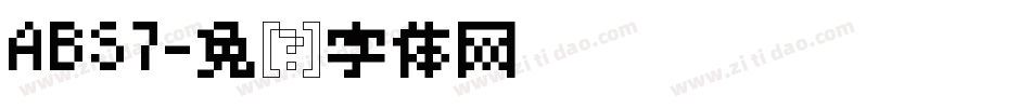 ABS7字体转换