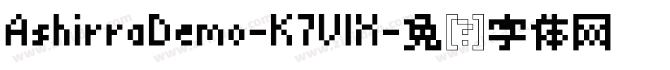 AshirraDemo-K7VlX字体转换