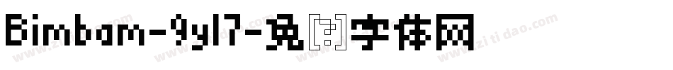 Bimbam-9yl7字体转换