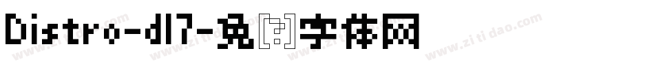 Distro-dl7字体转换