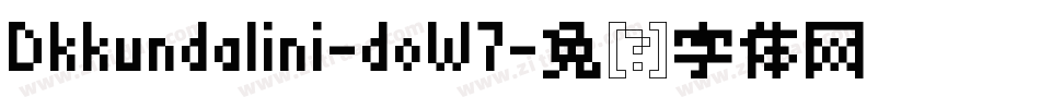 Dkkundalini-doW7字体转换
