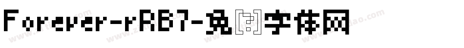 Forever-rRB7字体转换
