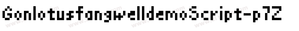 GonlotusfangwelldemoScript-p7Zrv字体转换