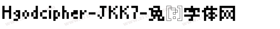 Hgodcipher-JKK7字体转换