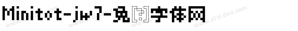 Minitot-jw7字体转换