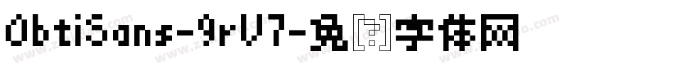 ObtiSans-9rV7字体转换