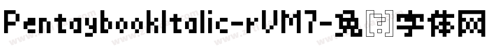 PentaybookItalic-rVM7字体转换