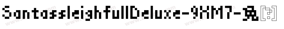 SantassleighfullDeluxe-9XM7字体转换