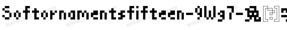 Softornamentsfifteen-9Wg7字体转换