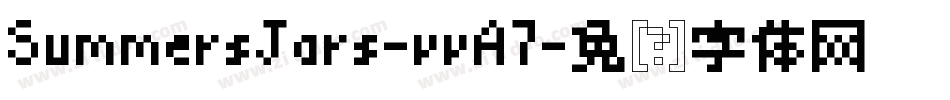 SummersJars-vvA7字体转换