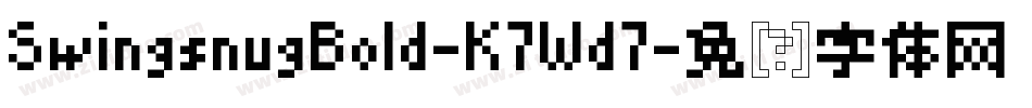 SwingsnugBold-K7Wd7字体转换