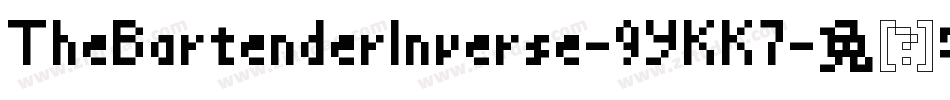 TheBartenderInverse-9YKK7字体转换