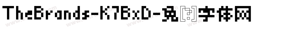 TheBrands-K7BxD字体转换