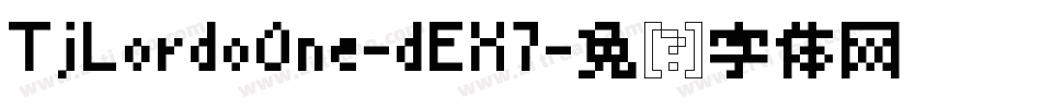 TjLordoOne-dEX7字体转换