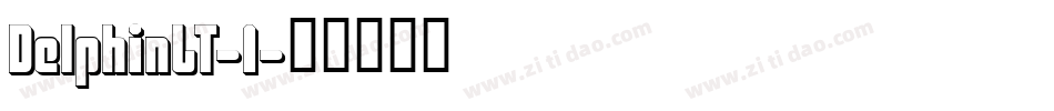 DelphinLT-I字体转换