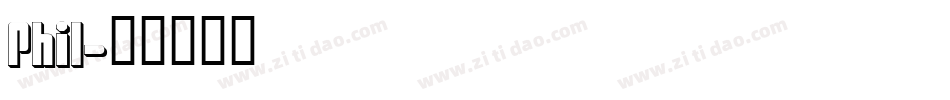 Phil字体转换