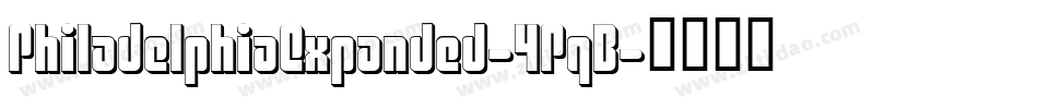 PhiladelphiaExpanded-4PqB字体转换