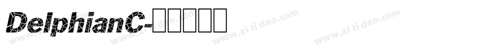 DelphianC字体转换