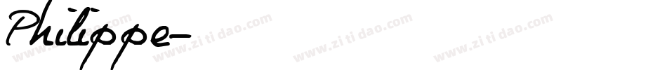 Philippe字体转换