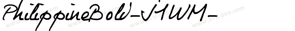 PhilippineBold-J1WM字体转换