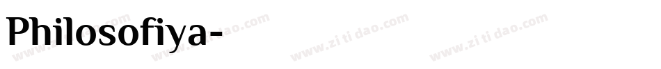 Philosofiya字体转换