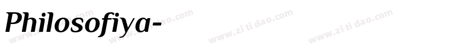 Philosofiya字体转换