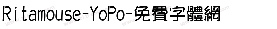 Ritamouse-YoPo字体转换