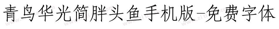 青鸟华光简胖头鱼手机版字体转换