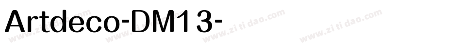 Artdeco-DM13字体转换