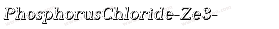 PhosphorusChloride-Ze3字体转换