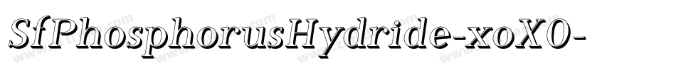 SfPhosphorusHydride-xoX0字体转换