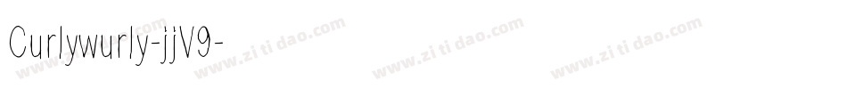 Curlywurly-jjV9字体转换