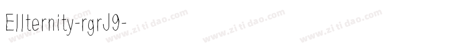Ellternity-rgrJ9字体转换
