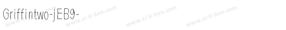 Griffintwo-jEB9字体转换