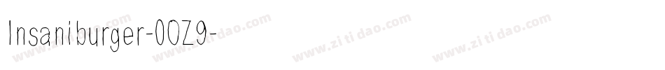 Insaniburger-0OZ9字体转换