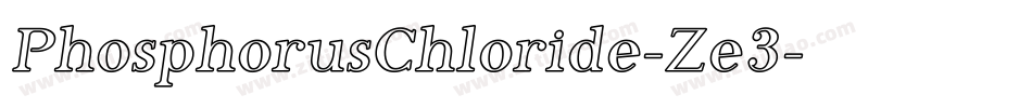 PhosphorusChloride-Ze3字体转换