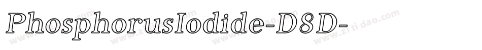 PhosphorusIodide-D8D字体转换