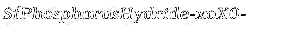 SfPhosphorusHydride-xoX0字体转换