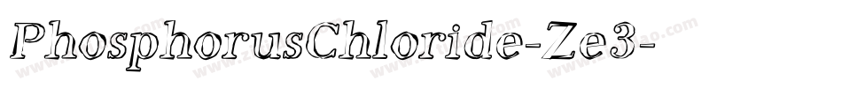PhosphorusChloride-Ze3字体转换