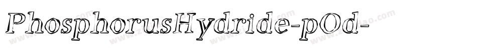 PhosphorusHydride-pOd字体转换