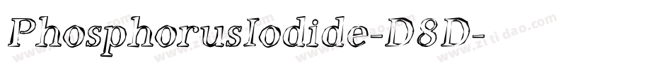 PhosphorusIodide-D8D字体转换
