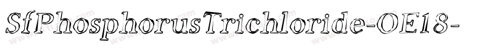 SfPhosphorusTrichloride-OE18字体转换 SfPhosphorusTrichloride-OE18字体转换