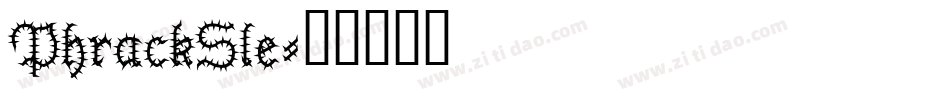 PhrackSle字体转换