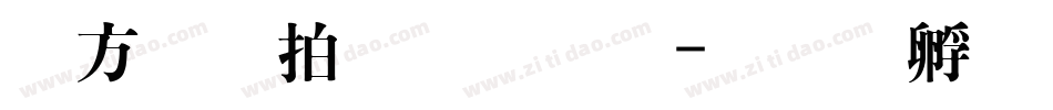 古越轩粗明体字体转换