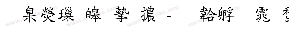 華康標準宋體字体转换