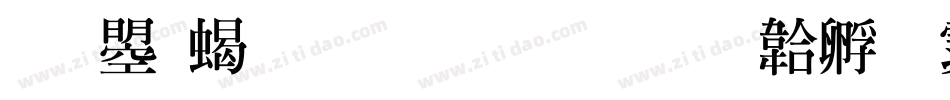 文鼎粗明生成器字体转换