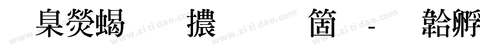 華康粗明體手机版字体转换